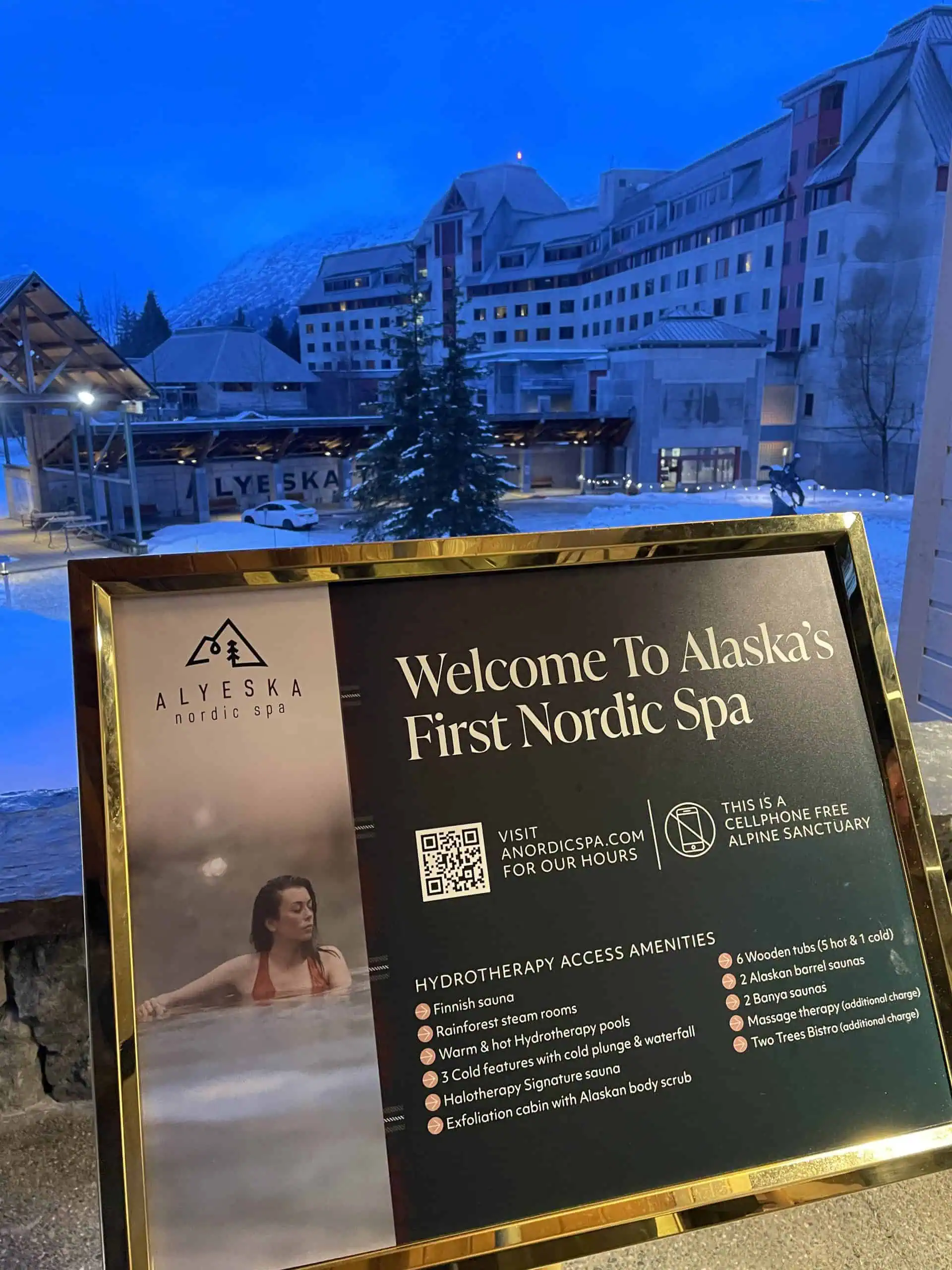 我在Alyeska Nordic Spa（阿拉斯加）的經驗